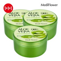 [메디플라워]알로에베라 98% 프레시 수딩젤 300mlx3, 단품