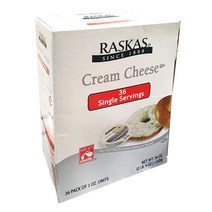 RASKAS 라스카스 크림치즈스프레드 28g x 36입/아이스포장, 보냉박스+아이스팩추가(2개추가)