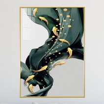 아트블루 풍수에 좋은 그림 황금 잉어 구어도 물고기 액자, 6_구어도_U(비취배경)