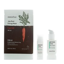 이니스프리 레티놀 시카 흔적 앰플 30ml + 10ml + 마스크팩 2p 세트, 5세트