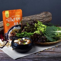 밀키트 캠핑 집들이 손님초대 홈파티 간편조리 강된장 3분 간편식 300g 5봉, 상세페이지 참조