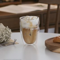 베이직 더블글라스 아이스커피 더블 윌 이중 유리컵 8종, 비엔나커피