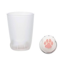 코코네코 고양이발 유리컵 고양이발컵 집들이선물, 300ml, 무지