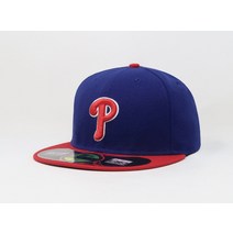 New Era 뉴에라 5950 MLB 캡 필라델피아 필리스 대체 필드 장착 모자