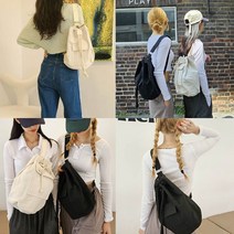 투웨이캔버스스트링에코슬링백