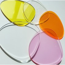 칼라아크릴 티코스터 컵받침 조약돌, 보라, 사각
