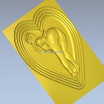 STL 파일 성숙한 바닥의 cnc 또는 3d 프린터용 3D 모델 릴리프, 한개옵션0