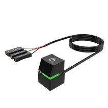 컴퓨터 파워스위치 외부전원 4M 다채로운 LED 조명 컴퓨터 데스크탑 스위치 PC 마더 보드 홈 오피스 용 외, 10 Green 4M
