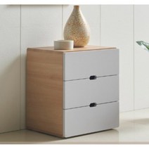 북유럽풍 세련 디자인 감성 3단 서랍장 7colors 24평 기숙사 다이닝룸 원룸, 아카시아화이트