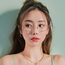 멜라크메 슬림 라인 남 여 유니섹스 사각 네모 베타 티타늄 안경테