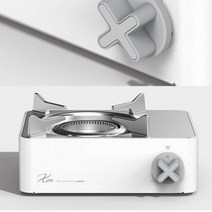 코베아 박스형 감성 DESIGN 내염식 높은 열효율 캠핑 차박 XON 미니 가스 버너 화이트