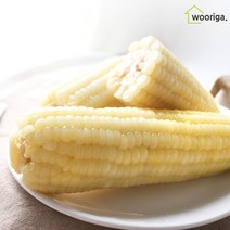 우리가스토리 탱글탱글 백찰 냉동 삶은 찰옥수수, 32개, (14~16cm 내외)