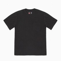 [롤스트릿] 브릭스톤 BASIC S/S POCKET TEE-WASHED BLACK