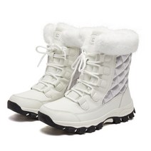보드부츠 버튼 스노우보드 부츠2022 Winter New Adult Ski Boots Women Snow Shoes Men Warm Snowboard Wa, 01 white_05 41
