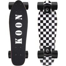 KOON 스케이트보드 Complete Skateboards 22인치 미니 크루저 초보자용 소년 소녀용, 확인하다