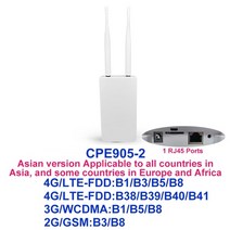 기가 와이파이 무선공유기 tianjie cpe905 외부 방수 150mbps smart 4g 라우터 홈 핫스팟 rj45 wan lan wifi wifi기가피트 공유기 기가비트, 협력사, 아시아 버전