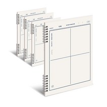 뮤니드 IS SPRING 4분할 수학 연습장, 아이보리