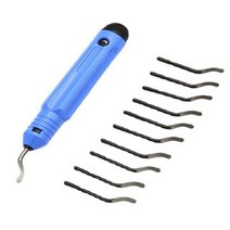 디버링 툴 이바리 면취 모따기 10 개의 추가 블레이드가 있는 도구 금속 수지 PVC 및 3D 인쇄 가장자리 파이프에 적합 아트, [01] 1Set, 01 1Set