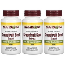 3개 뉴트리바이오틱 자몽씨 추출물 250mg 60정