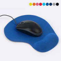 N 무지 손목 보호 젤리 쿠션 마우스 패드 받침 실리콘젤 키보드