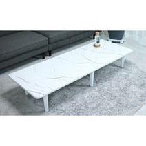 1800x800 로아공방 접이식 테이블 10인이상, 사각4단 화이트, 스톤화이트