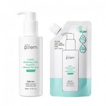 [단독기획]메이크프렘 클린비건 클렌징밀크 리필기획(200ml+100ml)