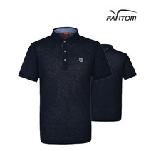 팬텀 골프 fantom남성 FG 핸리넥 반팔 티셔츠 F21102TO002_NA, 100, NA