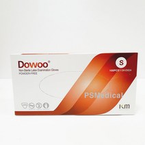 Dowoo 도우 라텍스 Latex 진료용 글러브 소형 (S) 100매(마스크증정), 1개
