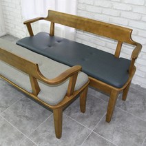 3인용 원목벤치의자(B017A), 네이비