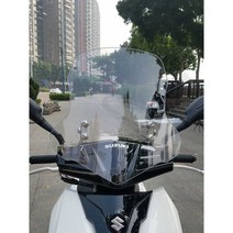 오토바이 윈드 스크린 실드 전기자전거 튜닝 광각, 초소형-40cm 두께 5mm