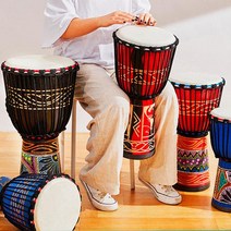 아프리카 양가죽 젬베 40cm 보급형 타악기 핸드 드럼 취미 타악기 젬베이 잼배 잼베 젬배, 표준8인치태양