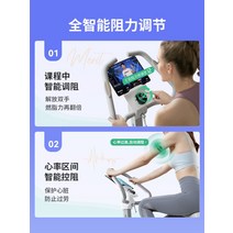 실내 헬스장 Merrick 회전 자전거 홈 체육관 자기 제어 슬리밍 장비 스포츠 휘트니스 슈퍼 조용한, [01] 익스클루시브 화이트 - 8단 수동 저항 조정