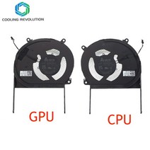 노트북 부품 수리 CPU GPU 냉각 팬 ND8CC07 DC12V 4 핀 아수스 젠북 프로 16X OLED UX7602 용, [02] CPU Fan