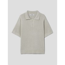 에잇세컨즈 반팔 칼라 니트 베이지 423351FY1A