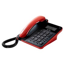 GNTEL 유선전화기 GS-492C, GS-492C(레드)