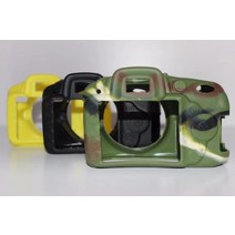 카메라 케이스 소프트 실리콘 고무 스킨 커버 니콘 D3300 D3200 D3100 D90 D5300 보호 바디 SLR 백, [09] D5300yellow