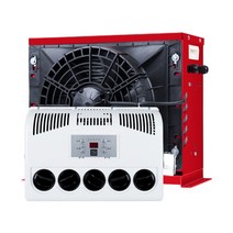 대형 트럭 주차 에어컨 24v 냉동 올인원 자동차 RV 12v 자동차 에어컨, C