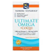 노르딕 내추럴스 얼티밋 오메가3 CoQ10 640mg 소프트젤 60정, 60개