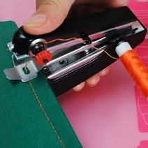 밴딩기 수동밴딩기 박스포장기계 밴딩기계 휴대용 미니 수동 재봉틀 색상 랜덤 다기능 의류 바느질 세공, 한개옵션1, 한개옵션0