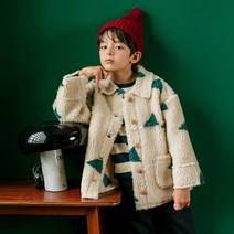 올리반 세모 부클 자켓