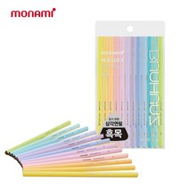 모나미 바우하우스 삼각연필 파스텔 12입, 1개, 파스텔 B