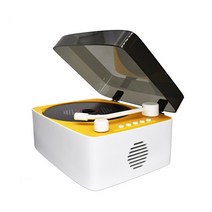 벽걸이CD플레이어 USB 블루투스 플레이어 휴대용CD플레이어 5V 2A Cd 내장 스피커 휴대용 Dvd 배터리 전원 스테레오 리모컨과 호환 가능, [03] Yellow