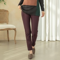 [디얼마미] 마이 융털 일자 바지 미시옷 빅사이즈 엄마옷 중년 여성 마담