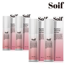 소이프 펩타이드 6 타겟티드 볼륨 에센스 30ml / 6가지 펩타이드 바르는 보톡스 보르피린 병풀추출물 함유된 필러 세럼 앰플, 4개