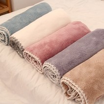 리얼 후리스 양면 극세사 블랭킷 무릎 담요 캠핑 차박 거실 이불, 스카이, 1개