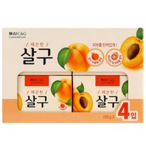 크리오 동산 세안비누 살구비누 4입 x 1개 초특가