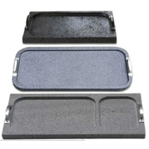 대형 캠핑 구이용 대리석 돌판 바비큐 삼겹살 불판, 트레이 2040CM 두께 2.5CM