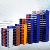 서랍형 부품박스 공구캐비닛 조립자재박스 나사박스, 뉴 F0 브라운