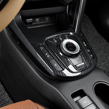 유투카 더뉴 셀토스 튜닝 기어패널 커버 카본 몰딩 용품 차량 드레스업, 다이얼식 [23년형] 카본