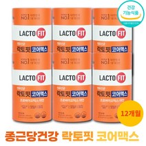 락토핏 코어맥스 생유산균 분말 스틱 랏토픽 락토바실러스 프롤린 유산균 신바이오틱 2000mgX60포 6개, 120g